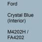 Preview: Ford, Crystal Blue (Interior), M4202H / FA4202.